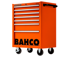 įrankių vežimėlis 7 stalčiai oranžinis CLASSIC Bahco [1475K7]