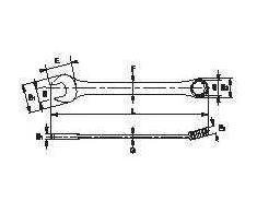 Kombinuotas raktas 17mm Irimo blisteryje