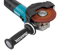 Makita GA5091X01 Kampinis šlifuoklis, 1900 W, 125 mm, SJS², AFT, Mechaninis stabdys, 2800-11500 min-1, antivibracinė šoninė rankena
