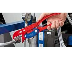 vamzdžio veržliaraktis, tipas S 45º, dydis 1,5'' su greito reguliavimo KNIPEX [83 60 015]