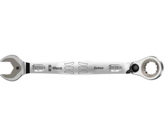 Kampinis atviro galo raktas su terkšle ir krypties jungikliu, 8 mm, „Joker Switch 6001“, „Wera“ [05020064001]