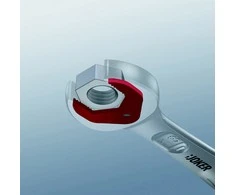 Kampinis atviro galo raktas su terkšle ir krypties jungikliu, 8 mm, „Joker Switch 6001“, „Wera“ [05020064001]