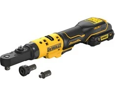 Akumuliatorinė terkšlė DeWalt DCF500L2G-QW; 12 V; 1/4''-3/8''; 75 Nm; 2x3,0 Ah akum.