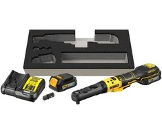 Akumuliatorinė terkšlė DeWalt DCF510E2G-QW; 102 Nm; 1/2''; 3/8''; 18 V; 1x1,7 Ah akum.