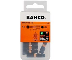 Smūginiai antgaliai Bahco 66IM T40 25mm , 10vnt blisteris
