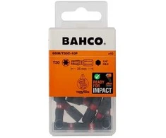 Smūginiai antgaliai Bahco 66IM T30 25mm , 10vnt blisteris