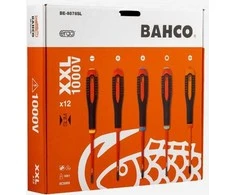 Bahco XXL Izoliuotų atsuktuvų rinkinys ERGO™ 12 vnt - PZ1/2; PH1/2; SL2,5/3,0/3,5/4,0/5,5; Combi PH1/SL5, PH2/SL6; T10 - 1000V VDE