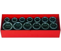 komplektas 13 vnt. nasadek udarowych cienkościennych, 6-kątnych 3/4", 19-41mm Koken [16201M-01]