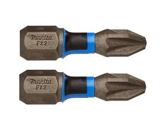 Makita Torsion sukimo antgalis (C-form), PZ2-25mm, 2vnt. Impact Premier E-03171 PZ2 • 25 mm • 1/4" • 2vnt