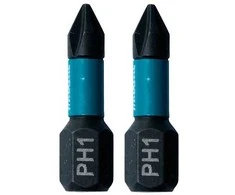 Makita Sukimo antgalis PH1 25MM IMPACT Juodas 2 vnt. komplektas B-63600