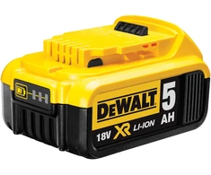 3 baterijų rinkinys 18V Li-Ion 5,0Ah DEWALT [DCB184P3-XJ]