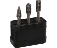 rinkinys: 3 vnt. frezos metalui + 3 vnt Profi MultiCut PM-3 universalūs grąžtai, Alpen [0776000013100].