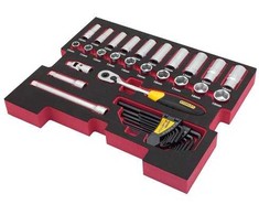 Įrankių komplektas Stanley FMHT0-74296; 3/8''; 38 vnt.