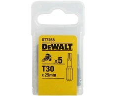 Dewalt antgaliai atsuktuvai torx torx antgaliams 25mm t30