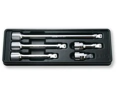 komplektas 5 vnt. przedłużek uchylnych na kwadrat 1/2", Koken [PK4763/5] plastikowe etui