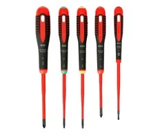 ERGO™ Slim VDE izoliuotų atsuktuvų rinkinys su 3 komponentų rankena – 5 vnt., Bahco