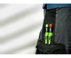 rinkinyje 5 vnt. spalvoti dangteliai mechaniniam pieštukui 7070 Fine Dry Pica [55801]