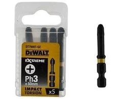 DEWALT KOŃCÓWKA UDAR. PH3x50 /5szt. EXTREME IMPACT TORSION