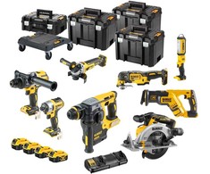 Akumuliatorinių įrankių rinkinys DeWalt DCK853P4T-QW; 18 V; 4x5,0 Ah akum.