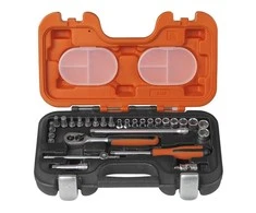 Bahco Galvučių ir antgalių rinkinys 4-13mm 29 vnt 1/4”