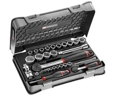 komplektas nasadek su grzechotkami 1/4" i 1/2", MBOX, FACOM [RS.161-1PB] 30 vnt.