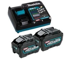 MAKITA MAITINIMO RINKINYS 40V 2×5,0Ah XGT (BL4050Fx2+DC40RA)