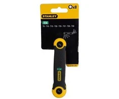 STANLEY KLUCZE TORX 8 elem.SKŁADANE T9-40