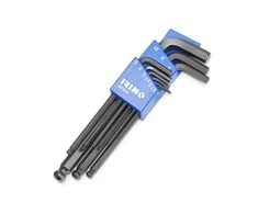 L-formos Hex raktų suapvalinta galvute rinkinys 9 vnt 1,5-10mm Irimo blisteryje