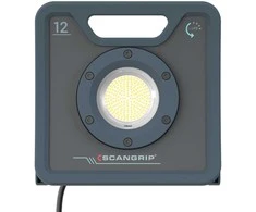 Darbo lempa LED NOVA 12, 12000lm, Bluetooth IK07/IP67 + 3m stovas, Scangrip