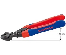 20º CoBolt šarnyrinės vielos pjovimo replės su spyruokle, ilgis 200 mm, Knipex [71 22 200 T]