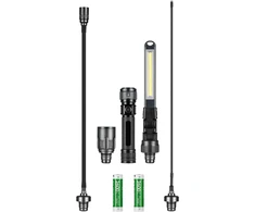 LenaLighting Akumuliatorinis komplektas latarki i lamp roboczych, 385lm, MULTI LIGHT LED, Lena Lighting [608759]