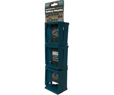 Makita 18V LXT baterijų laikikliai, StealthMounts [BM-MK18-BLU-6] 6 vnt.