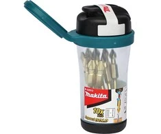 kompleksas 10 vnt. dvigubi smūginiai antgaliai 1/4" Philips PH2/65mm, IMPACT GOLD MAKITA [B-52912] + magnetizatorius
