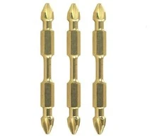 3 Pozidriv dvigubų smūginių antgalių rinkinys PZ2/65mm, IMPACT GOLD MAKITA [B-45222]