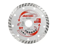 deimantinis turbo diskas, skirtas šlapiam ir sausam betono pjovimui, 125 mm, Diamak, Makita serija [D-61167]