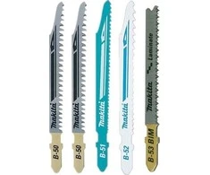 dėlionės peiliukai medienai, plastikui, fanerai ir metalui pjauti, 5 vnt. Makita [B-48527]