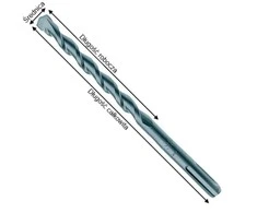 Makita SDS-PLUS Grąžtas 10x260mm STANDARD D-00197