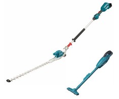 Akumulatorowe nożyce do żywopłotu na wysięgniku 18V Makita [DUN500WZ] + Dovana rękawice i olej