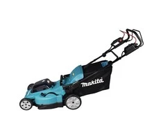 Makita DLM481Z akumuliatorinė vejapjovė 2x18V, 48cm, savaeigė, 4 viename (pjovimas/rinkimas/mulčiavimas/galinis išmetimas), 27,1kg, plastikinis korpusas, be akumuliatorinio ir krovinio