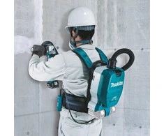Makita DVC265ZXU Akumuliatorinis dulkių siurblys (kuprinė) 2x18 V Li-ion, AWS, Be akumuliatorių ir kroviklio!