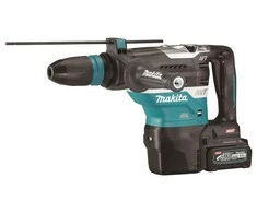 Makita HR005GM202 Perforatorius XGT, SDS-MAX, 8 J, 40mm; 7,4kg, bešepetėlinis variklis, AVT, AFT, AWS (su AWS lustu); XPT; 2X4,0Ah, greitasis kroviklis