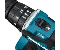 Makita DHP487Z Akumuliatorinis smūginis gręžtuvas 18V, 40/23NM, BL-motor, Be akumuliatorių ir kroviklio!