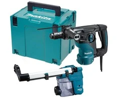 MAKITA SDS-PLUS 1050W GRĘŽIMO IR PRIVERIMO KJŪKAS 3.9J AVT LED + LAIKIKLIS + DX11 HR3012FCWJ