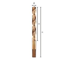 metalinis grąžtas, kobaltas 3,2 mm, HSS-Co ALPEN [0065600320100]