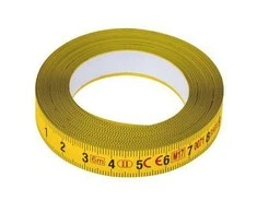 Klijuojama plieninė matavimo juosta Bahco "R" L-3m. 13mm skalė iš kairės į dešinę
