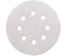 Velcro šlifavimo popierius, skersmuo 125 mm, 8 skylės, granuliacija 40, Makita [P-33342] 10 vnt.