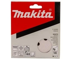 papier szlifierski na rzep, średnica 125mm, 8 otworów, granulacja 180, Makita [P-33392] 10 vnt