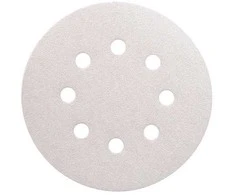 Velcro šlifavimo popierius, skersmuo 125 mm, 8 skylės, grūdėtumas 120, Makita [P-33386] 10 vnt.