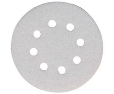 Makita Velcro šlifavimo popierius 125 mm (8 skylių) grūdėtumas, 60, 10 vnt,