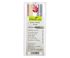 Pica Marker Pica Dry refills MULTI-USE, 3-ju spalvų (keičiamos šerdelės) 8 vnt.